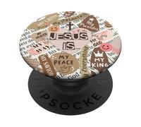 Biblias cristianas versos citas positivas frases collage PopSockets PopGrip Adhesivo