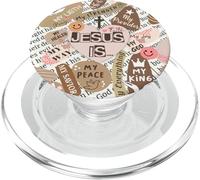 Biblias cristianas versos citas positivas frases collage PopSockets PopGrip para MagSafe