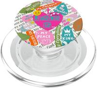 Biblias cristianas versos citas positivas frases collage PopSockets PopGrip para MagSafe
