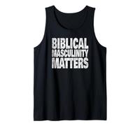 Bíblica Cristiana Masculinidad Fe Valores de Patrimonio Fuerte Camiseta sin Mangas