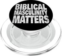 Bíblica Cristiana Masculinidad Fe Valores de Patrimonio Fuerte PopSockets PopGrip para MagSafe