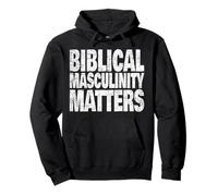 Bíblica Cristiana Masculinidad Fe Valores de Patrimonio Fuerte Sudadera con Capucha