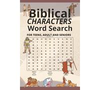 Biblical Characters Word Search Puzzle Book with Fun Facts: Biblical Characters Names Word Search Puzzle Book: Easy-to-Read Print | 50+ Fun Puzzles | ... Gift for Vacations, Holidays & Leisure Time