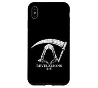Biblical Grim Reaper Muerte Revelaciones 6:8 Cuarto Jinete Carcasa para iPhone XS MAX