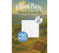 Biblical Names Word Search Puzzle Book: Word Searches Puzzles with 495 Biblical Place Names | Great for travelling, vacations and giving as a Gift | ... Book | 6x9 book. 110 Pages | 50+ Puzzles