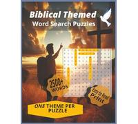 Biblical Themed Word Search Puzzles: Faith-Filled Puzzles for Relaxation and Reflection|150 puzzles|Easy To Read Print