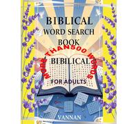 Biblical Word Search Book: Search for Biblical names in the book