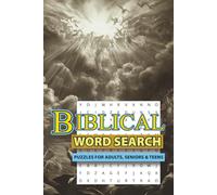 BIBLICAL Word Search Puzzle Book: Word Searches with Easy to Read Print about The Bible, Prophets, Testaments and More | 6x9 inches, 110 pages | 50+ ... Gift for Vacations, Holidays and Free Times