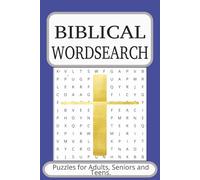 Biblical Word Search Puzzle Book: Wordsearches with easy to read print about Biblical Events, Christianity, Religion. 6X9 inches, 110 pages, 55 puzzles. Gift for vacations, holidays and free time.
