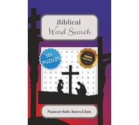 Biblical Word Search: Word Searches with Easy to Read Print about the Bible, Christianity and Jesus Christ | 6x9 Inches, 110 Pages | 50+ Puzzles ... Gifts For Vacations, Holidays and Downtime