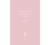 Biblically Accurate Journal: The Words Of Christ: A Scripture Reflection and Prayer Journal with Illustrations - Pink Red Letter Lined Edition