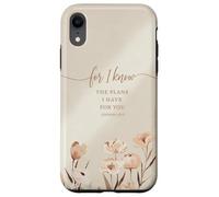 Bíblico, Porque yo sé los Planes Que Tengo para vosotros Carcasa para iPhone XR