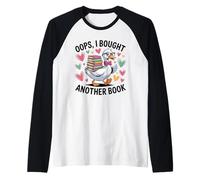 Bibliófilo divertido, amante de los libros, aficionado a los libros, ratón de biblioteca Camiseta Manga Raglan