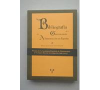 Bibliografía de la Gastronomía y la Alimentación en España / María del Carmen Simón Palmer