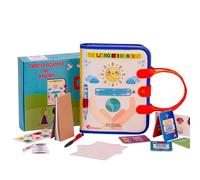 BIBLIOPLAY Tablero Ocupado de Oración en Fieltro - Inspira Gratitud, Fe y Amor en los Niños a través de la Oración y el Juego Interactivo especial para niños entre 3 y 6 años
