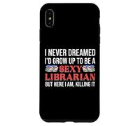 Biblioteca Bibliotecaria Sexy Sassy Librarians Empowered Quote Carcasa para iPhone XS Max