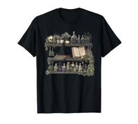 Biblioteca de poción de Bruja, Espeluznante, Halloween, brujería Camiseta