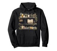 Biblioteca de poción de Bruja, Espeluznante, Halloween, brujería Sudadera con Capucha