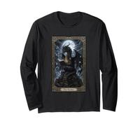 Biblioteca iluminada por la Luna El Lector Dragón Tarot Fantasía Manga Larga