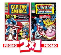 Biblioteca marvel capitan america 2x1 (nº1 y nº2)