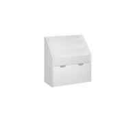 Atmosphera Librería infantil contenedor con ruedas MDF blanco H70 cm
