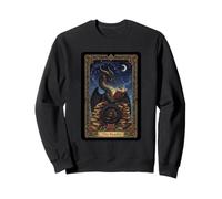 Biblioteca Mística Dragón El Lector Tarot Noche Sudadera