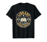 Biblioteca Motor de búsqueda Original Bibliotecario Amante de los Libros Camiseta