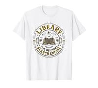 Biblioteca Motor de búsqueda Original Bibliotecario Amante de los Libros Camiseta