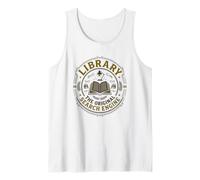 Biblioteca Motor de búsqueda Original Bibliotecario Amante de los Libros Camiseta sin Mangas