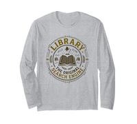 Biblioteca Motor de búsqueda Original Bibliotecario Amante de los Libros Manga Larga
