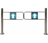 Biblioteca peatonal de metal resistente y puertas de seguridad de cierre automático for área escénica(130x97cm)