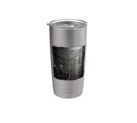 Biblioteca Wise Goose Retro Futuro Maestro Bibliotecario Vaso térmico de acero inoxidable de doble pared