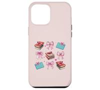 Bibliotecaria, Biblioteca, Libros, niña, Coqueta, Lazo Rosa, mamá Carcasa para iPhone 12 Pro MAX