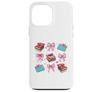 Bibliotecaria, Biblioteca, Libros, niña, Coqueta, Lazo Rosa, mamá Carcasa para iPhone 13 Pro MAX