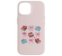 Bibliotecaria, Biblioteca, Libros, niña, Coqueta, Lazo Rosa, mamá Carcasa para iPhone 14