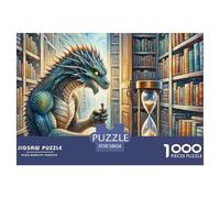 Bibliotecario de cronología 1000 Piezas Puzzle Fantasía Mágica A Partir De 14 Años Exclusivo Alta Definición Juego EduGatoivo Colección 38x26cm/1000pcs