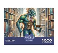 Bibliotecario de cronología 1000 Piezas Puzzle Fantasía Mágica A Partir De 14 Años Exclusivo Alta Definición Juego EduGatoivo Colección 70x50cm/1000pcs