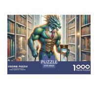 Bibliotecario de cronología 1000 Piezas Puzzle Fantasía Mágica para Toda La Familia Exclusivo Alta Definición Decoración del Hogar Colección 38x26cm/1000pcs