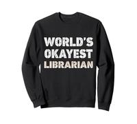Bibliotecario Divertido del Mundo Sudadera