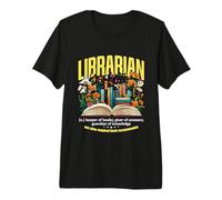 Bibliotecario Guardián De Libros Dador De Respuestas Bibliotecario Bibliotecario Camiseta Premium
