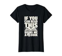 Bibliotecario, Lector, tráeme un Libro, Humor Camiseta gráfica económica