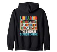 Bibliotecario Lectura de Libros Biblioteca Adicto a los Libros Leer Lector Enseñar Sudadera con Capucha