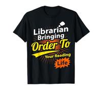 Bibliotecario Lectura Vida Libros Lector Biblioteca Amante de los Libros Camiseta