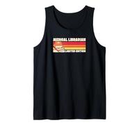 Bibliotecario Médico Edición Limitada Retro Biblioteca Estética Camiseta sin Mangas