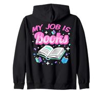 Bibliotecario Mi Trabajo es Libros Lector Biblioteca Amante de los Libros Sudadera con Capucha