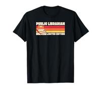Bibliotecario Público Edición Limitada Retro Biblioteca Estética Camiseta