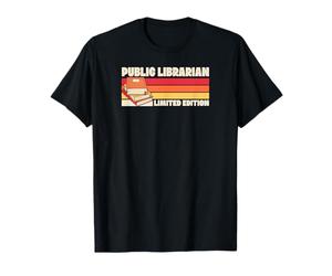 Bibliotecario Público Edición Limitada Retro Biblioteca Estética Camiseta