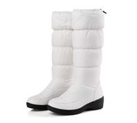 BIBOKAOKE Botas de invierno para mujer, botas de nieve largas con forro cálido, botas de invierno, botas largas de invierno, botas térmicas, botas de caballero al aire libre, impermeables, Estilo F03