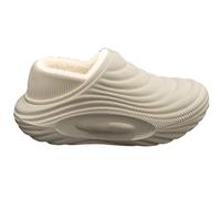 BIBOKAOKE Zapatillas de estar por casa para mujer y hombre, impermeables, de un solo color, con tacón, para invierno, suela suave, unisex, deportivas, cálidas, cómodas, Blanco, 38 EU