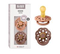 BIBS Boheme Chupete, 6-18 meses, 2-pack, Peach/Woodchuck